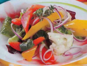 Овощной салат (на пару)
